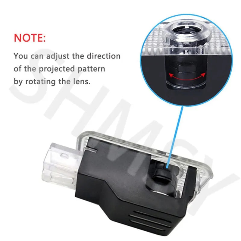 LED Accessories Car Door Light For Audi TT A1 A3 8L 8Y A6 C5 C6 C7 C8 A7 A8 A4 B5 B6 B7 B8 B9 A5 Q7 Q8 Q3 Q5 8R 100 S3 S5 S4 S6