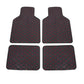 Car Floor Mats 4 Pcs Universal PU Leather Floor Mats Liners For Cars Truck SUV Front Rear Mats Foot Pad Car Accessories