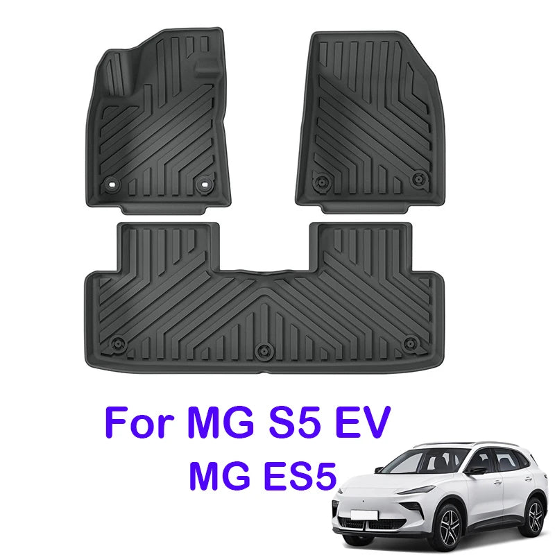 TPE Car Floor Mats For MG S5 ES5 2025-present Trunk Mat Waterproof Non-slip Foot Pad Trunk Protector Pad Carpet Boot Liner Tray