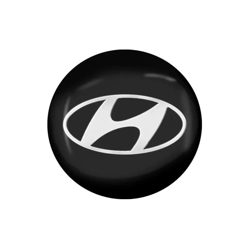 4pcs Car Wheel Center Hub Cap Badge Logo Emblem Decal Sticker Styling for Hyundai Elantra Tucson Sonata Tucson Creta Kona IX35