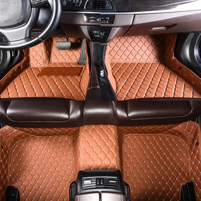 Custom For Audi E-tron 2019-2022 Car Foot Pads Protective Pad Auto Floor Mats Automobile Carpet Cover Auto Interior Accessories