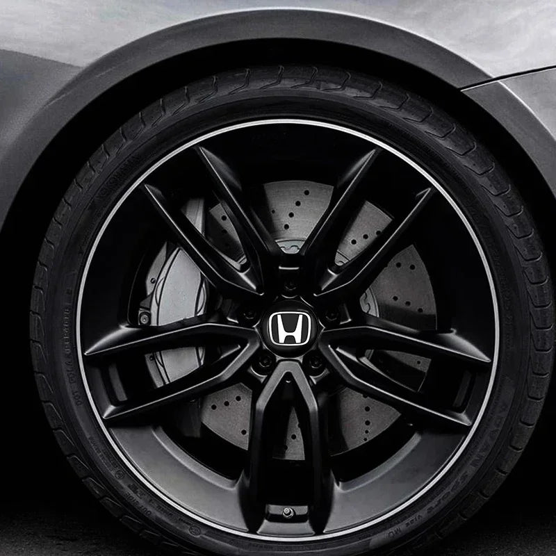 4Pcs 56mm Car Wheel Center Hub Caps Logo Sticker For Honda Civic Fit Jazz Accord CRV HRV City Odyssey Passport Pilot Vezel
