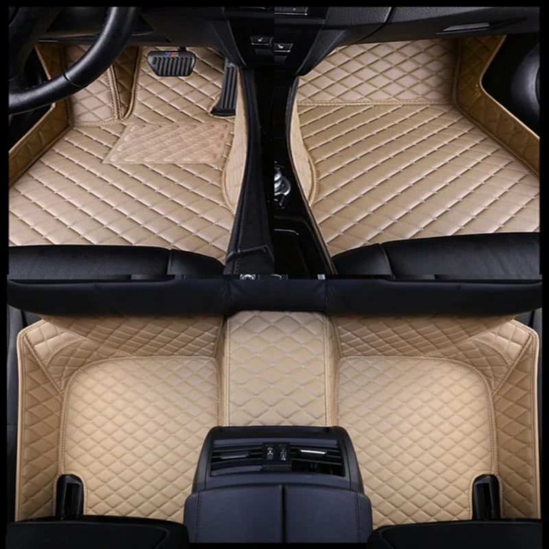 Car Foot Pads Automotive Liners For Fiat Toro 2016-2022 Protective Pad Custom Leather Auto Floor Mats Automobile Carpet Cover