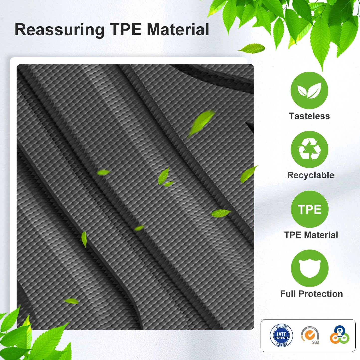 Floor Mats for Leapmotor C10 2024-2026 TPE 3D Car Floor Mats Cargo Liner Trunk Pad Waterproof All Weather Auto Accessories Black