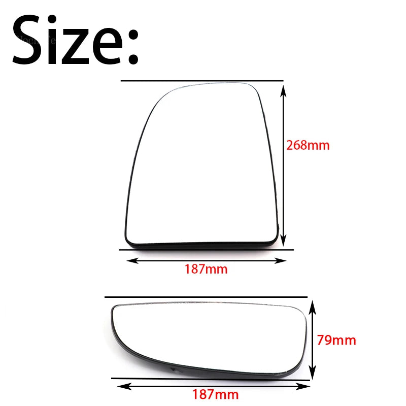 Rearview Mirror Glass Door Wing Mirror For Peugeot Boxer Manager for Citroen Relay Jumper With Heated Door Wing Rearview Mirrors