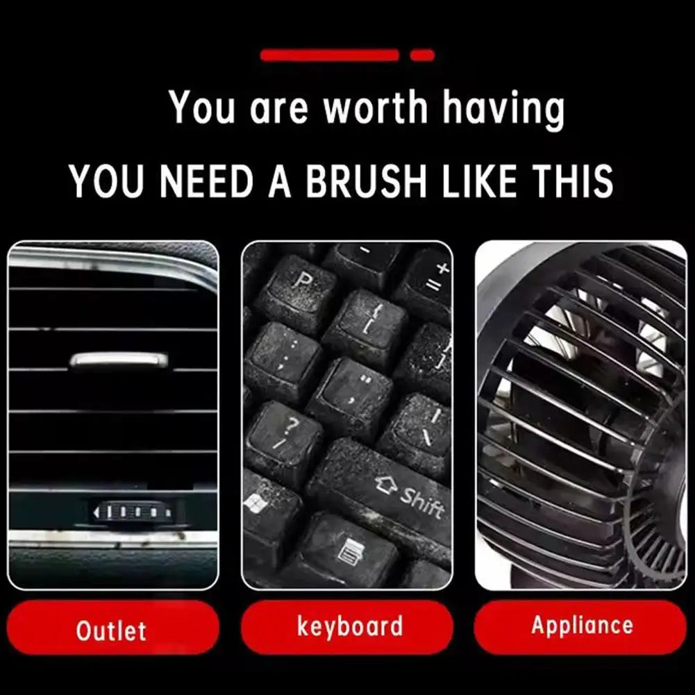 Multi-Purpose Detailing Brush Soft Bristles For Dusting or Scrubbing Interior & Delicate Surfaces Car cleaning tools