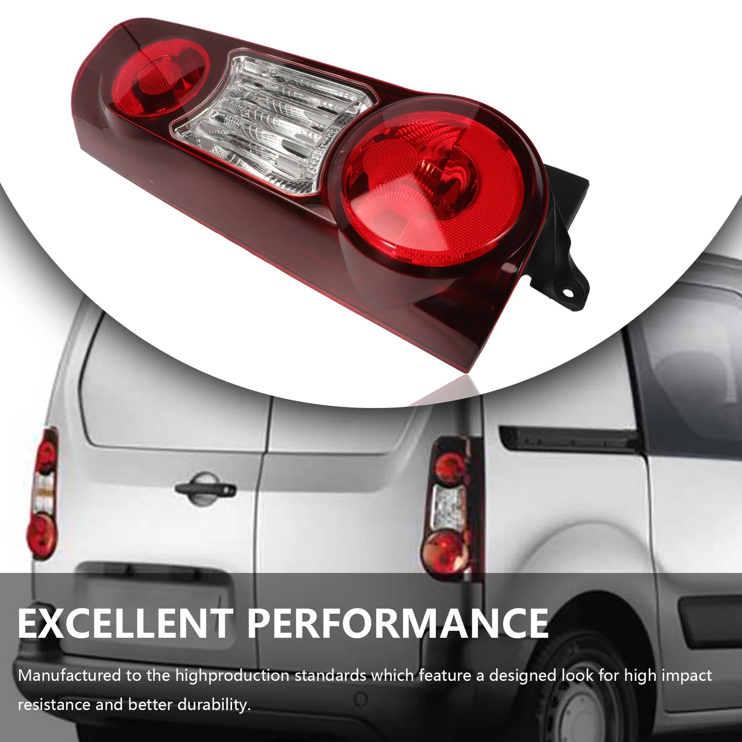 1 Pair Tail Lamp Rear Brake Turn Signal Light for Peugeot Partner for Citroen Berlingo (B9) 9677205580 9677205480