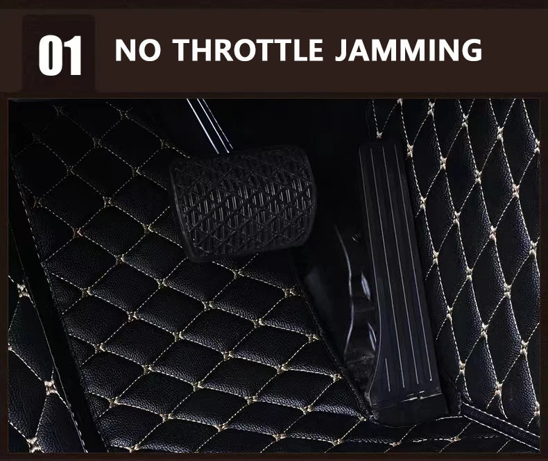 Custom Auto Luxury Leather Car Floor Mat For Seat Leon MK2 2006 2007 2008 2009 Car Mat Full Set Women Waterproof Accessories