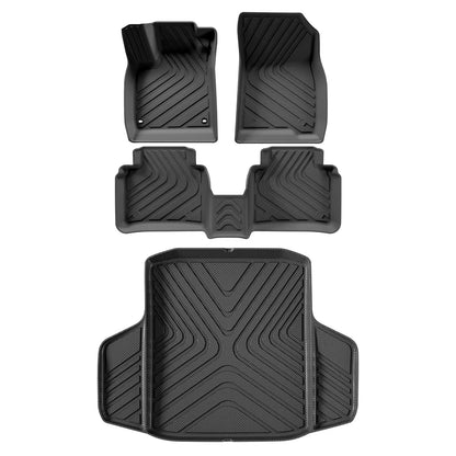 TPE 3D Car Floor Mats Cargo Liner Trunk Pad For Honda Accord 2023 2024 Floor Mats All-Weather Auto Accessories