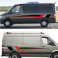 Car Body Side Stickers Graphics Stripes Decor Decal Universal for Van Motorhome RV Camper Cargo Panel Auto Tuning Accessories