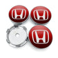 4pcs 60mm Car Wheel Center Hub Cap Rim Cover Emblem Stickers For Honda Civic Fit Jazz Accord Pilot Passport Stepwgn CRV BRV HRV