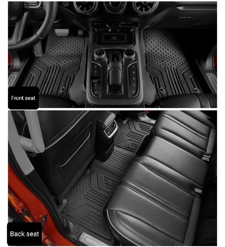 Full TPE Floor Mats For Tank 300 (2020-2024) - Not For Hybrids Waterproof Wear-Resistant Eco-Odorless Custom-Fit Easy-Clean