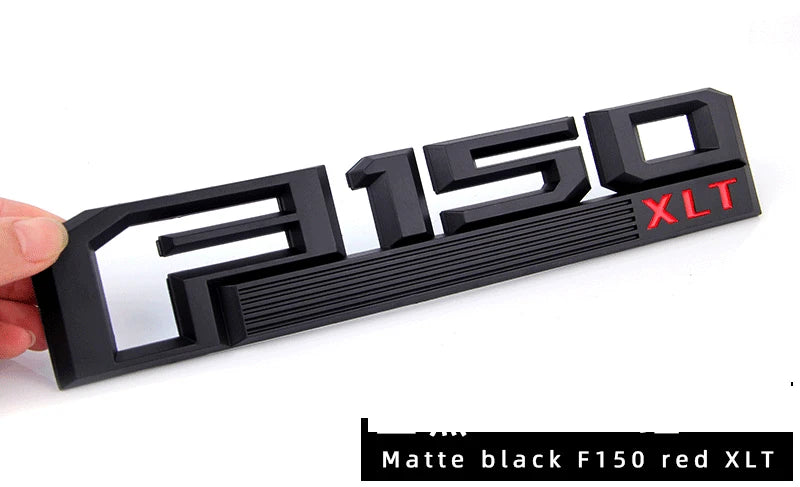 2PCS ABS Car sticker emblem accessories auto decal badge styling for Ford F-150 raptor xlt lARIAT   Logo