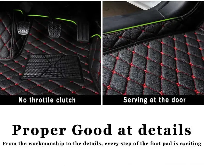Trunk Carpets Car Floor Mats For Peugeot 308 t9 2019 2018 2017 2016 Auto Interior Custom Waterproof Anti Dirty Rugs Foot Covers