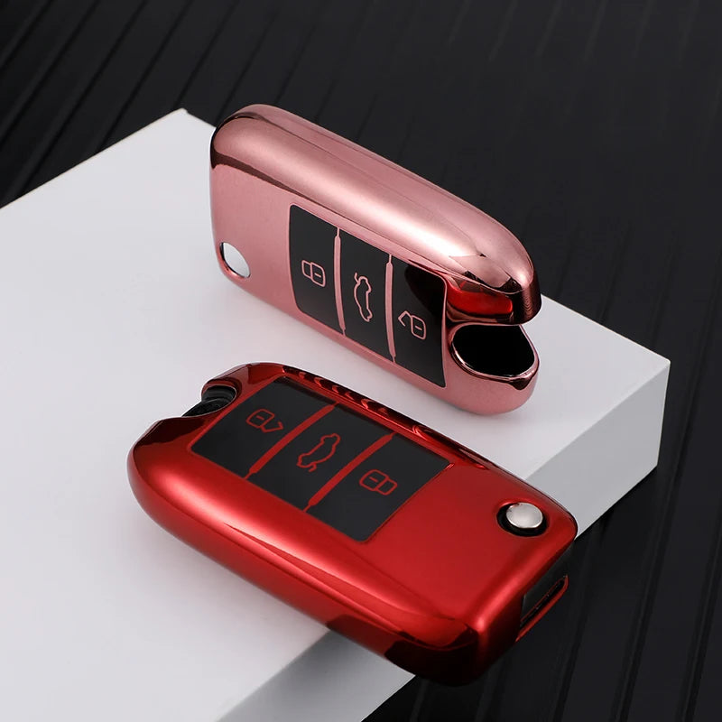 For MG6 EZS HS EHS MARVEL X MARVEL R Electric Roewe RX5 I6 I5 RX3 RX8 ERX5 MG ZS EV 2021 Soft TPU Car Key Case Cover Keychain