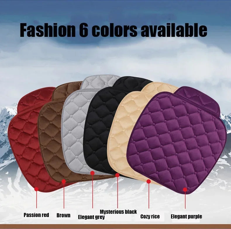 Car Seat Covers Full Set Plush Cars Accessories Breathable Car Seat Covers Universal for All Seasons Covers Cars Seats Warm Soft