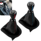 5-speed Gear Shift Knob For 207 307 406 For C3 FOR C4 C5 Manual Lever Gaiter Leather Shift Knob Gear Lever Boot Cover