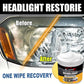 Car Headlight Restoration Polishing Kits Headlamp Scratch Remover Repair Cleaning Paste Remove Oxidation Headlight Polish Liquid