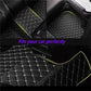 Leather Car Floor Mats For Seat Leon MK3 2012 2013 2014 2015 2016 2017 2018 2019 2020 All Weather Waterproof Car Floor Mats