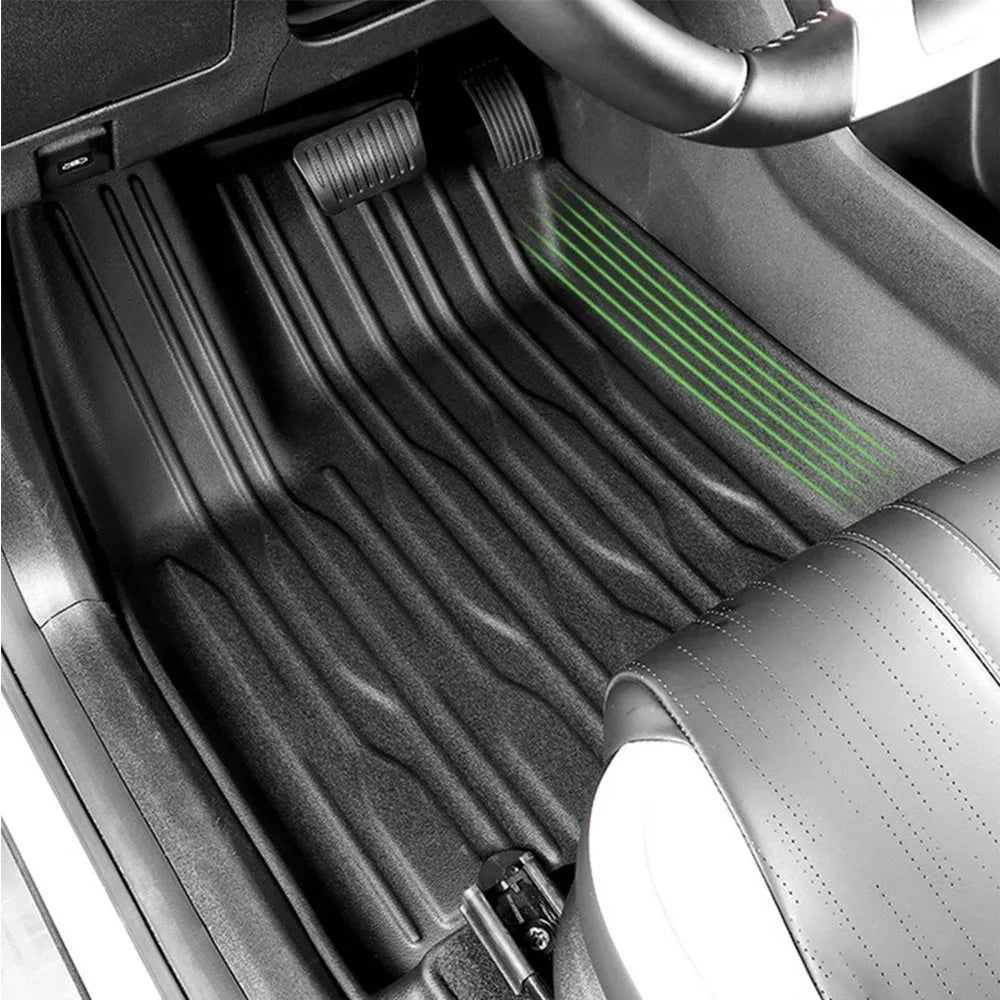 TPE Floor Mats For BYD Dolphin Mini Seagulls 2024 2025 Trunk Mats Waterproof Non-slip Carpet Back Seat Protector Boot Liner Tray