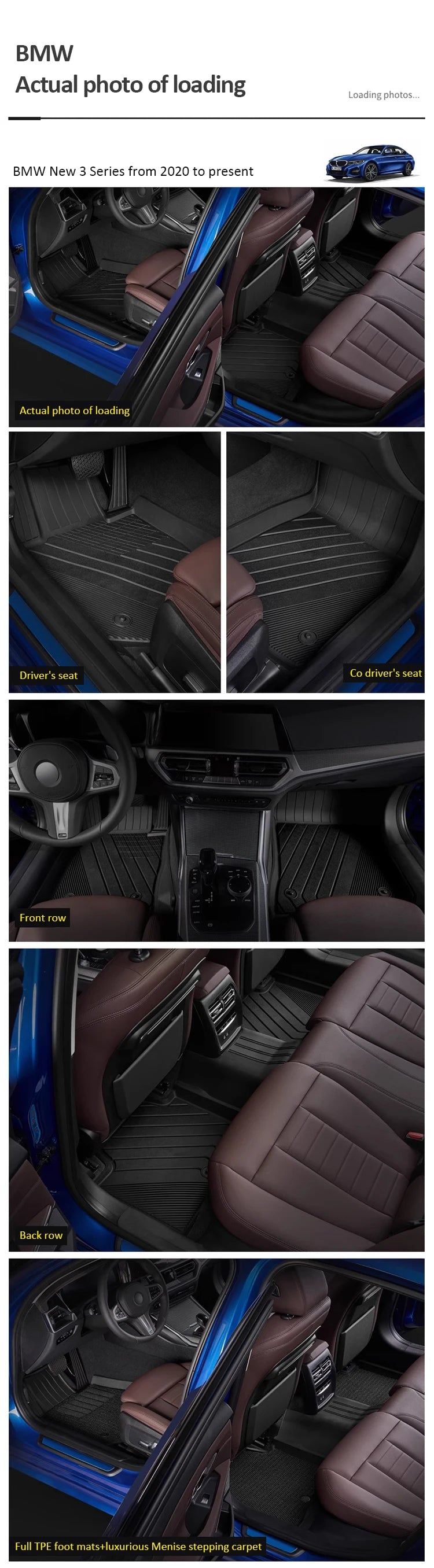 TPE Auto Floor Mats For Hyundai Ioniq 5 N Cars Accessories 2024 2025 2026 Cargo Liner Rug Foot Pad Cover Rugs Water Proof Mat