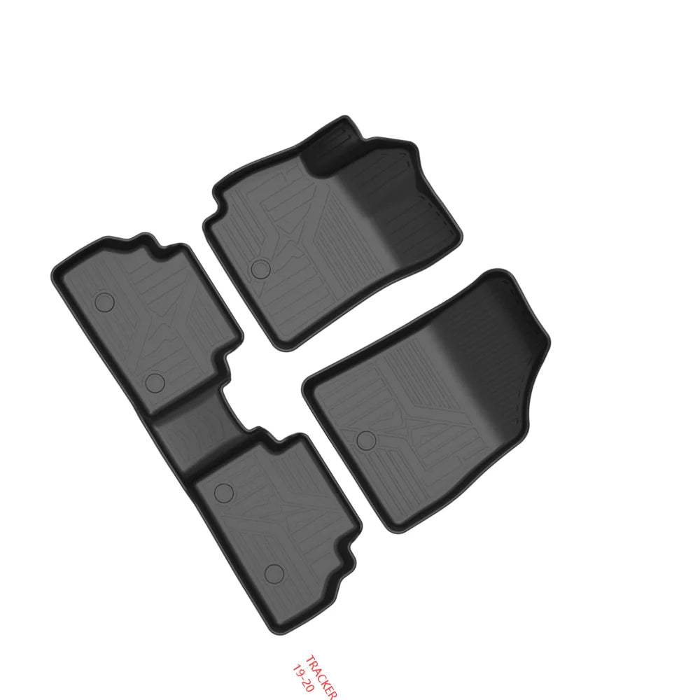 Interior Auto Accessories For Chevrolet Tracker Trax 2019 2020 2021 2022 2023 Floor Mats Rear Trunk Mats Car Parts TPE 3D Mats