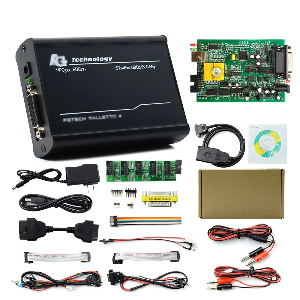A+Fgtech Galletto 4 Master V54 FG-tech V54 0475 Support BDM Full Function Auto ECU Chip Tuning Tool