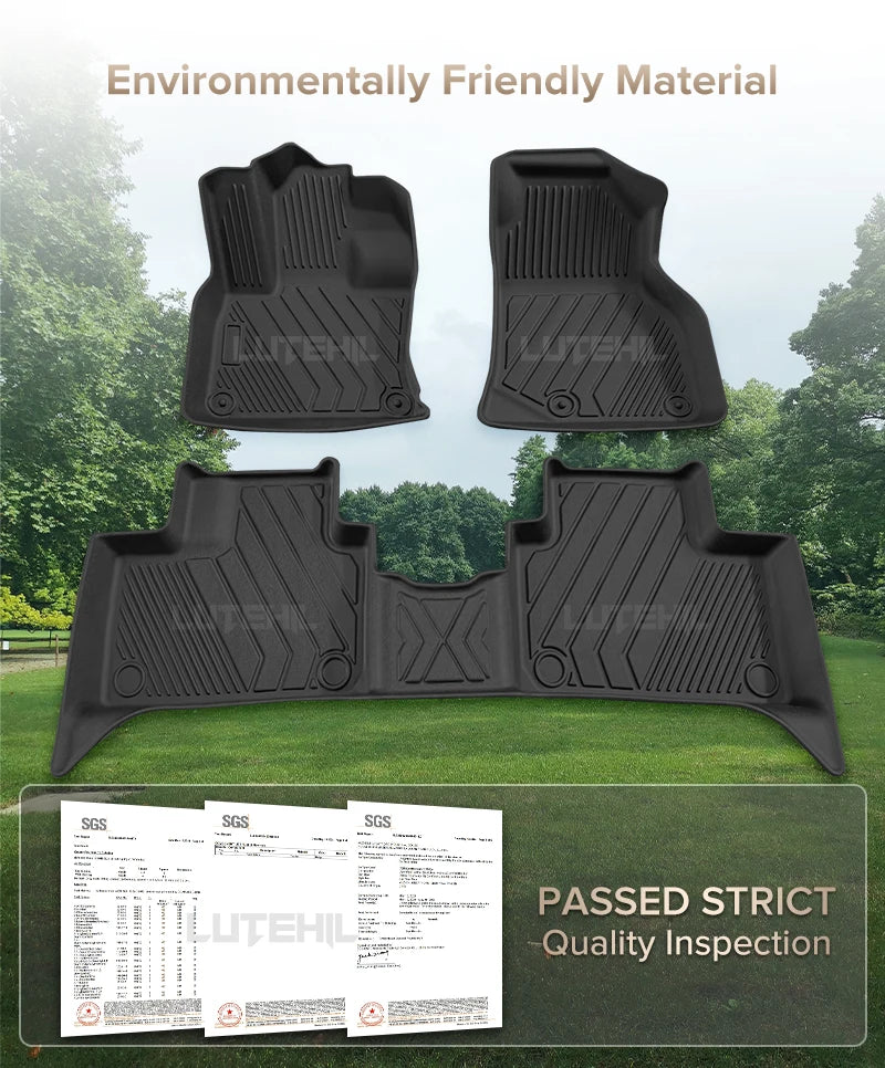 For Mercedes-Benz GLC X253 2016-2019 2018 2017 Custom TPE Car Floor Mat Carpet Cover Non-slip Interior Protector Accessories