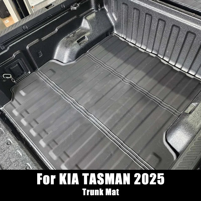 For KIA Tasman 2025+ Trunk Mats TPE Material Waterproof Cargo Liner Pads Auto Protective Mat Car Accessories