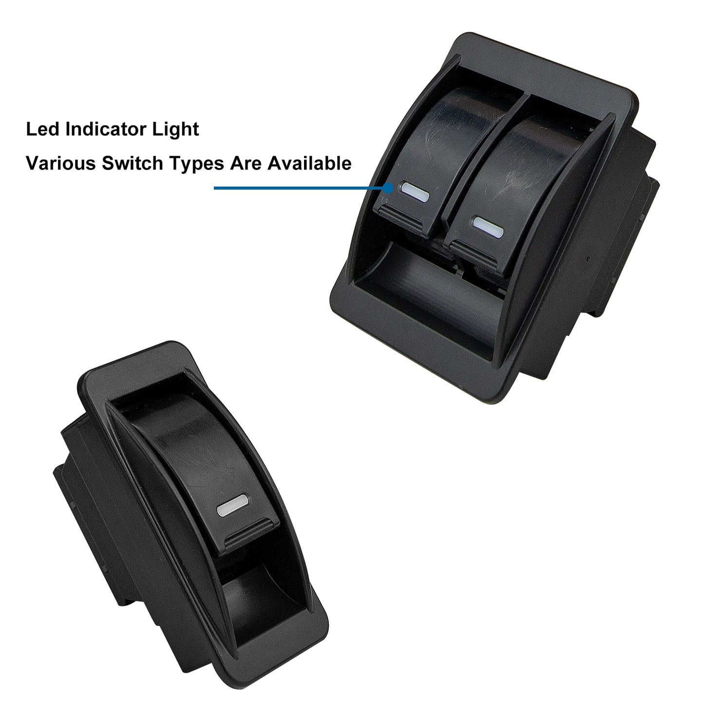 12V Universal Car Power Window Switch Regulator Kits with Wiring Harness For 2 Doors