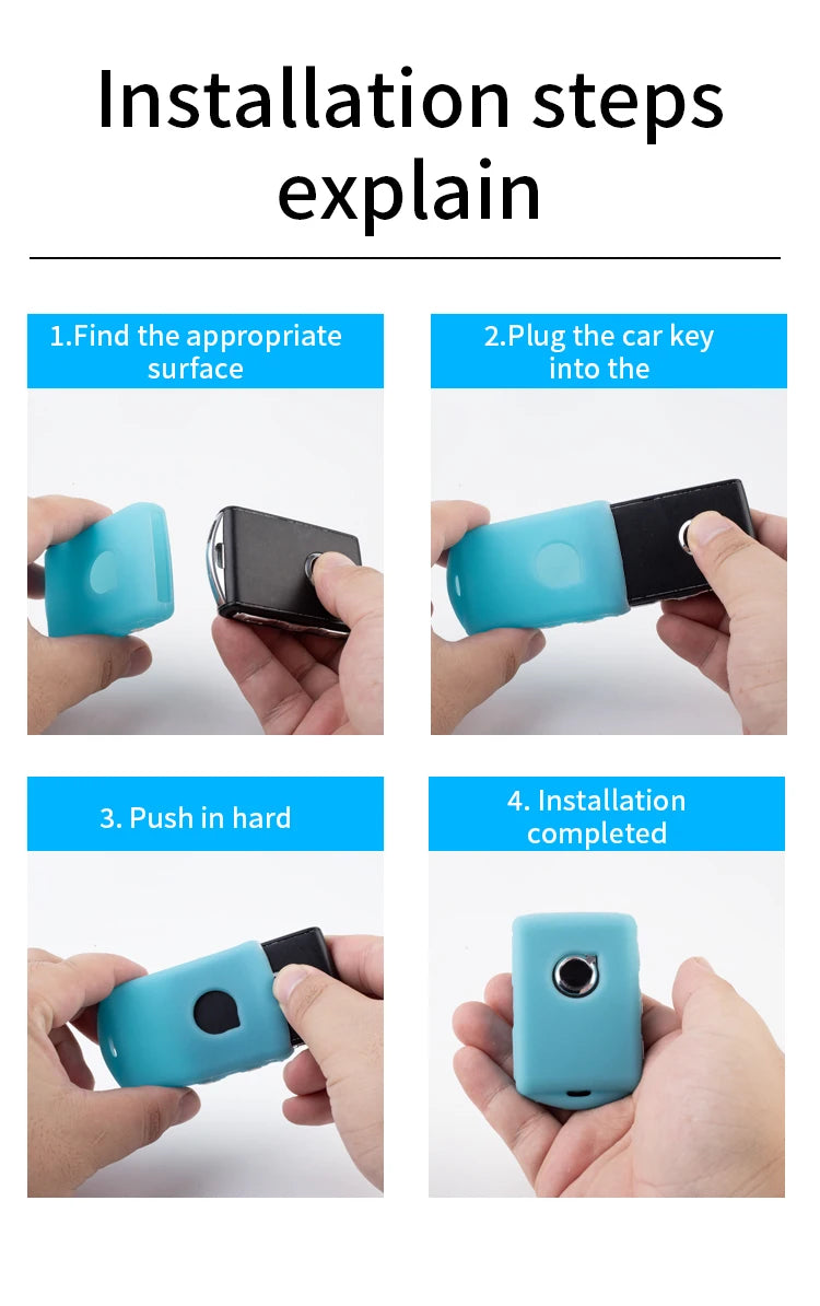 Silicone Key case for Volvo XC60 XC40 XC90 S90 V60 S60 V90 2020 Car Key Cover Case Keychain Accessories Protection Shell Skin