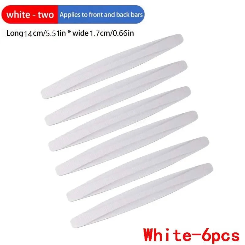 2pcs Universal Anti-Collision Protector Stickers, Car Front and Rear Corner Bumper Guard, Anti-scratch Strips, Car Accessories