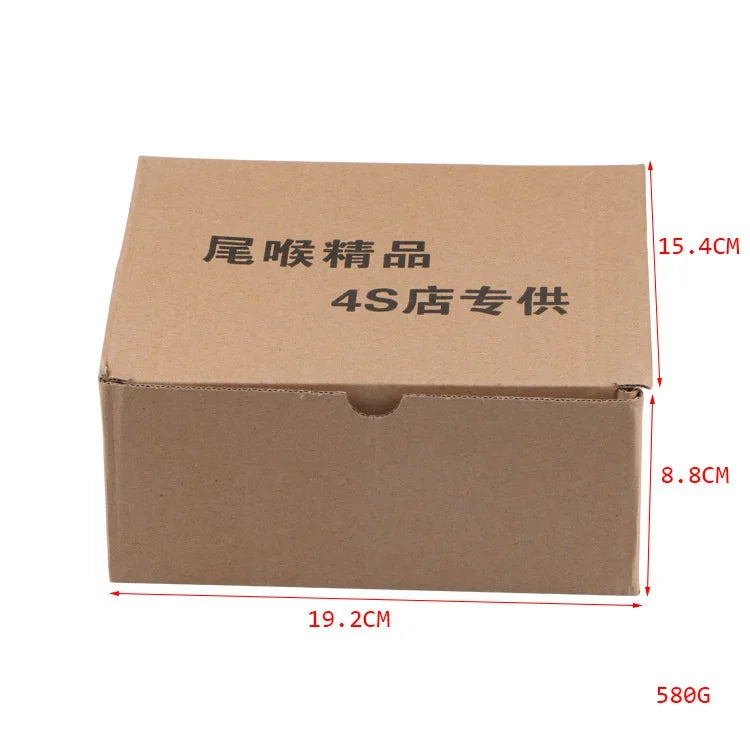 64mm Universal Double Pass Exhaust Pipe Tip Exhaust Silencer Muffler Tip Stainless Steel Pipe Trim Modified Exhause Tail Pipe