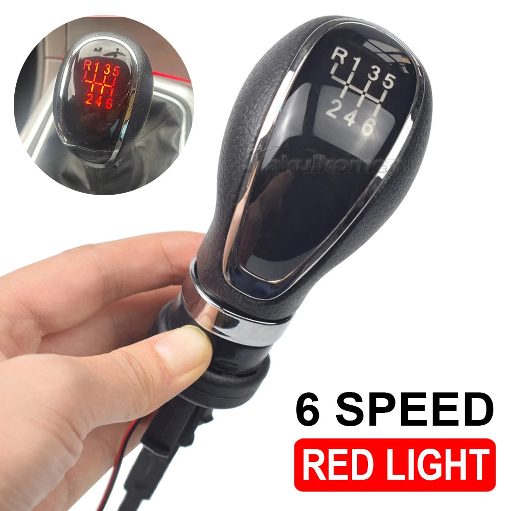 LED 5 6 Speed Car Gear Gear Shift Knob Manual Handle Head Lever for Vauxhall Buick Opel Astra Insignia 2009 2010 2011 2012 2013