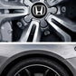 4Pcs 56mm Car Wheel Center Hub Caps Logo Sticker For Honda Civic Fit Jazz Accord CRV HRV City Odyssey Passport Pilot Vezel