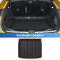 Car Floor Mats Cargo Liner Trunk Pad TPE 3D Foot Mat Waterproof All Weather BLACK For Polestar 4 2025 2024 2023