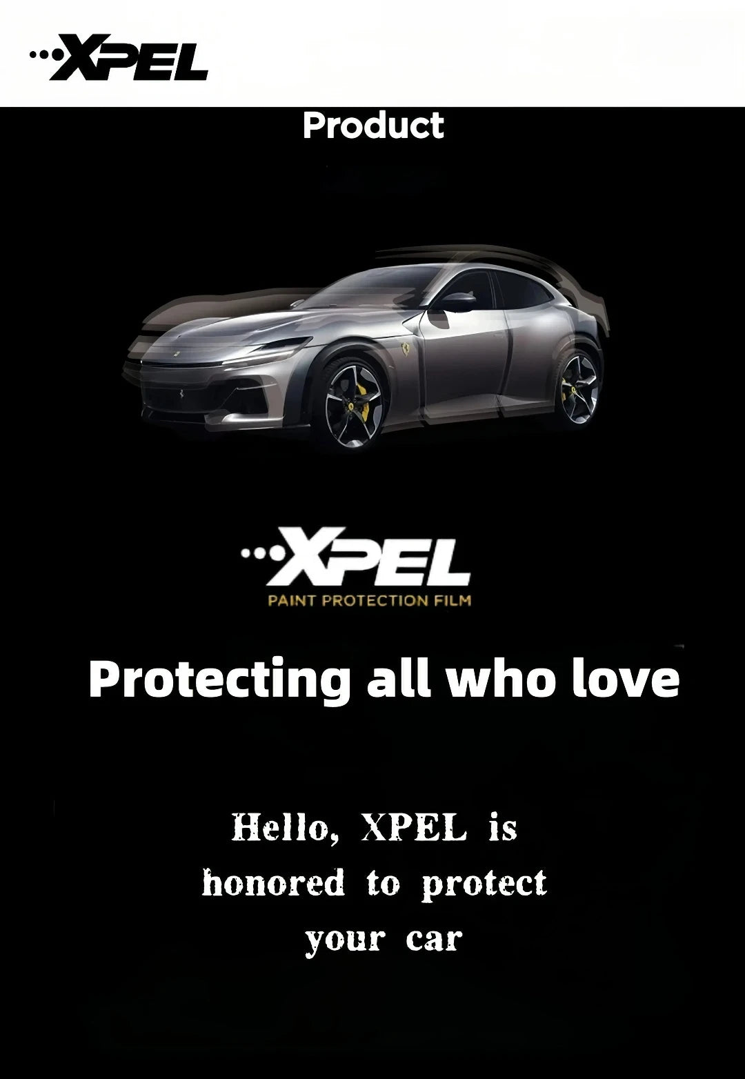 XPEL PPF Automotive Transparent Protective Film TPU Material Anti-Cutting Self-Repairing Paint protection transparent film