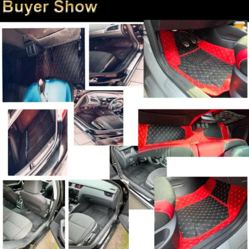 Custom Auto Luxury Leather Car Floor Mat For Renault Clio 4 2013 2014 2015 2016 Car Mat Full Set Women Waterproof Accessories