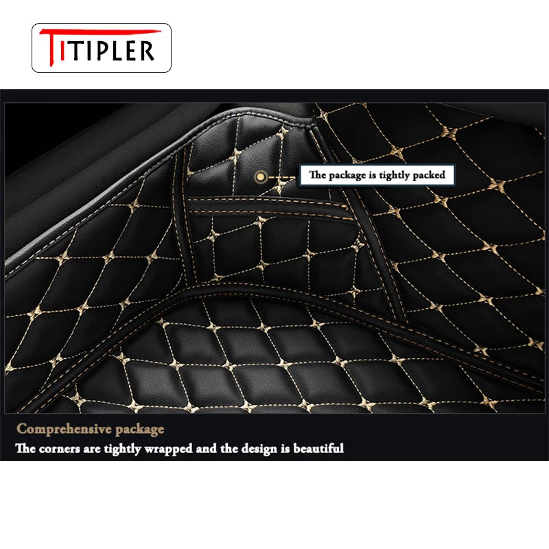 TITIPLER Custom Car Floor Mats For Alfa Romeo Stelvio Auto Carpets Foot Coche Accessorie
