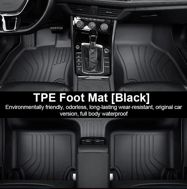 LHD For MGS5 EV ES34 2024 2025 MG ES5 TPE Floor Mats Cargo Foot Pad Tray Waterproof Full Set Rug Tappetos Internal Car Accessory