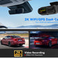 Dash Cam WiFi 2.5K,Car Camera with APP,Dashcams with WDR Night Vision, 24H Parking mode, Loop Recording, G-Sensor,GPS Module