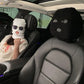 Halloween Funny Car Decoration Universal Car Headrest Cover Decoration Three Hole Headrest Cover Funny Car Seat Headcover