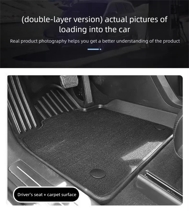 TPE Floor Mats For Peugeot E308/308 GT 2024-2025 hybrid LHD Waterproof Anti-Slip Custom Fit All-Weather accessories