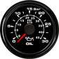 52mm 2'' Marine Boat Oil Pressure Gauge 0-5Bar 10Bar 30Bar Indicator Universal 12V/24V Car Pressure Meter with 7 Color Backlight
