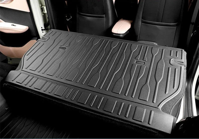 TPE Floor Mats For BYD Dolphin Mini Seagulls 2024 2025 Trunk Mats Waterproof Non-slip Carpet Back Seat Protector Boot Liner Tray