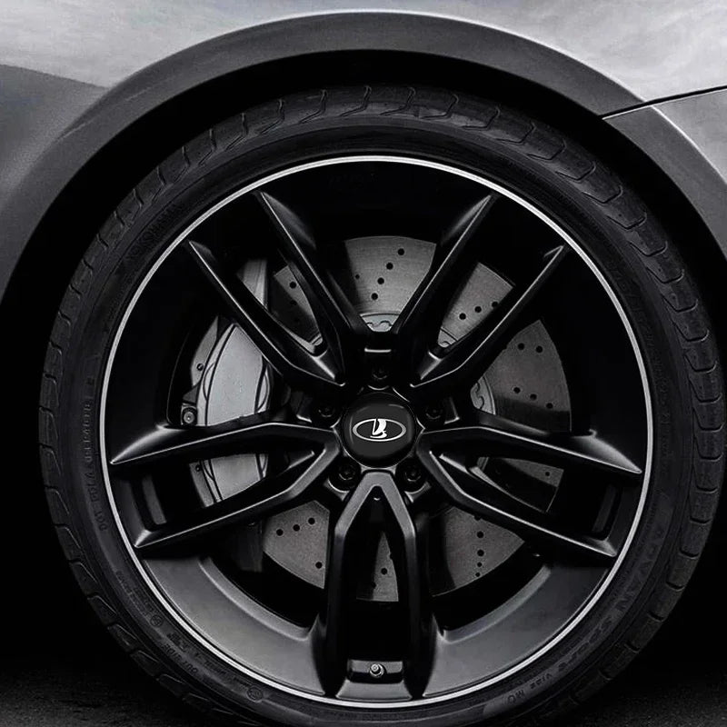 4pcs 56mm Car Logo Styling Universal Wheel Hub Center Rim Caps For Lada Niva 4X4 2121 Juguete 1/24 2110 Shirt 1600 Granta Kalina