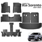 All Weather Floor Mats Cargo Liner for 2021 - 2024 2025 Kia Sorento Hybrid TPE Car Trunk Mat with Backrest Pad PHEV & HEV