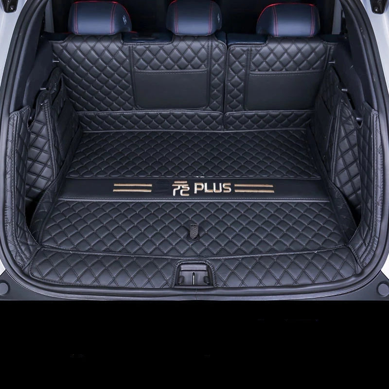 Car Trunk Mats for BYD Atto3 Yuan Plus EV 2021 2022 2023 Trunk Protector Pad Storage Bags Cargo Liner Car Interior Accessories