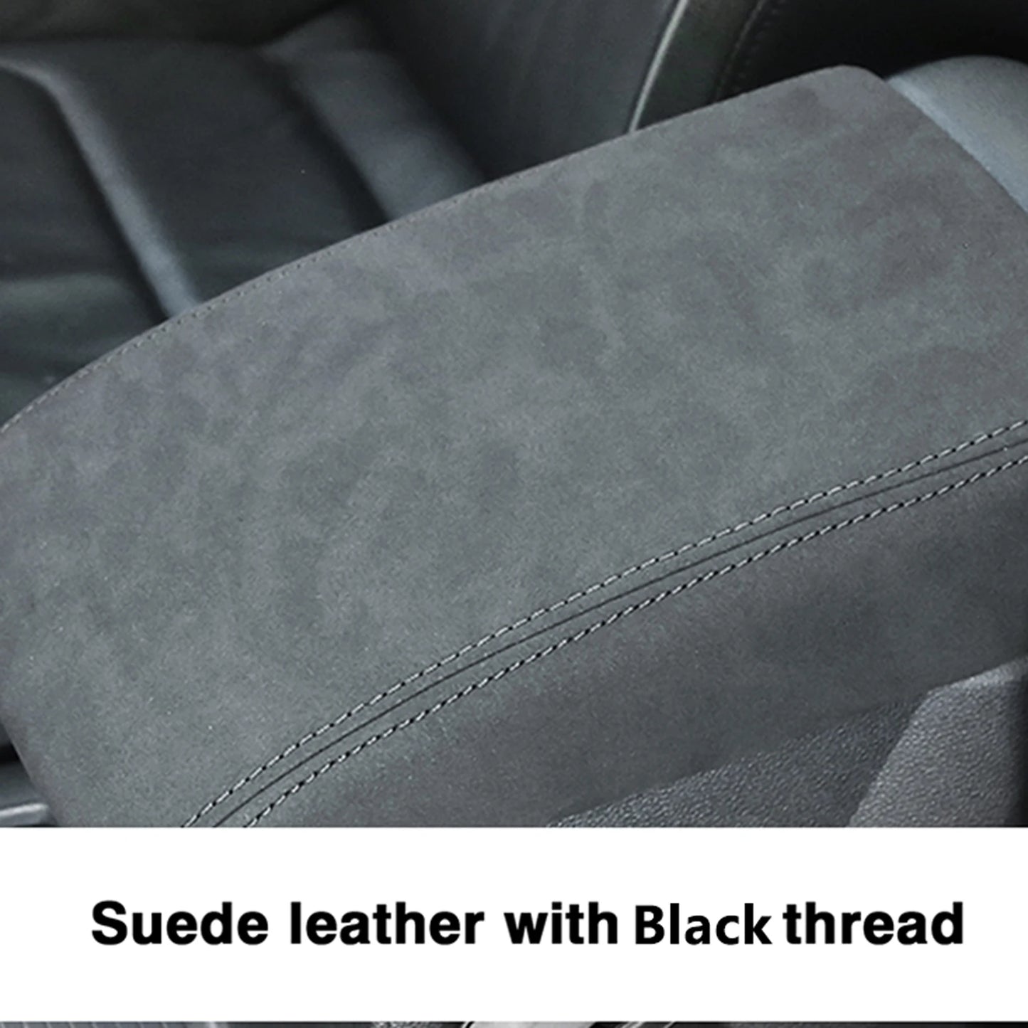 For Volkswagen VW Golf 8 MK8 2020 2021 Suede Leather Car Armrest Box Protector Cover Central Control Interior Accessories