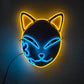 Halloween Carnival Party Costume Decoration Luminous LED Mask Halloween Mask LED Maske Light Up Party Masks for Glow Party